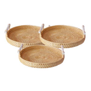 ผลิตภัณฑ์ชั้นนำนำความสง่างามเป็นมิตรกับสิ่งแวดล้อมมาสู่พื้นที่ของคุณด้วยถาดหวายสานคุณภาพสูงของเรา - Product Image 1