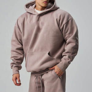 Sweat à capuche uni Fabricant de sweat à capuche en coton de haute qualité Sweat à capuche surdimensionné Boxy vierge en éponge française personnalisé Expédition DDP - Product Image 4