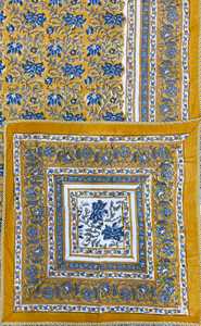 Traditional Hand <b>Block</b> Printed Soft Cotton Single <b>Bed</b> Dohar Artisan Made Jaipur Hand Crafted 100% Cotton Reversible Dohar - Product Image 4