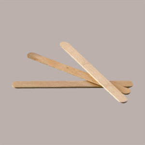 Mini bâtons de crème glacée en bois martelé 8x2H72mm 500 pièces en plastique écologique et de qualité alimentaire Logo personnalisé imprimé pour une utilisation alimentaire au café - Product Image 1