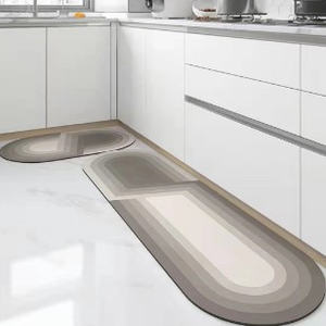 Tapis de cuisine personnalisé pour évier, moderne, antidérapant, en caoutchouc, absorbant l'eau, anti-fatigue, rembourré pour une position confortable debout - Product Image 6