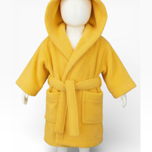Peignoir à capuche pour bébé, doux et absorbant, 100% coton éponge, robe unisexe pour enfants, logo personnalisé, séchage rapide, peignoir à capuche pour bébé, doux et absorbant - Product Image 3