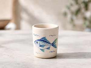 Ceramic Screen Printed Cartoon Fish Tea & Coffee <b>Mugs</b> Classic Dishwasher & Microwave Safe Gift <b>Box</b> Packaging for Giveaways - Product Image 6
