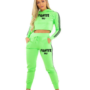 Vêtements de mode pour femmes, survêtement, survêtement, ensemble de jogging 3 pièces décontracté, ensemble polaire personnalisé pour femmes - Product Image 5