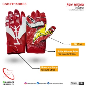 Guantes de bateo de béisbol profesionales en protección de manos de cuero sintético para hombre y mujer Gants de frappeur de baseball - Product Image 2