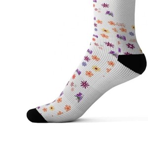 Calcetines de sublimación para hombre, ropa informal, tendencia superior, antiarrugas, calidad superior, precio barato, calcetines de sublimación con logotipo/colores personalizados - Product Image 2