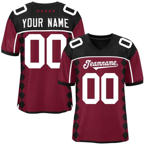 Maillot de football américain pour hommes rétro classique coupe ample chemise de rugby en polyester respirant imprimé personnalisé en gros - Product Image 3