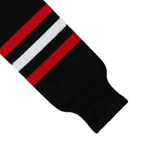 Vêtements d'équipe sportifs Chaussettes tricotées de hockey sur glace personnalisées Chaussettes tricotées de hockey sur glace de haute qualité à conception par sublimation - Product Image 4