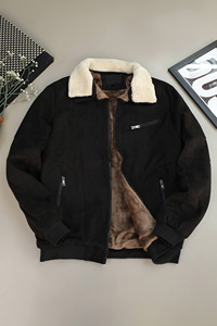 Veste universitaire pour homme à col montant, tendance 2026, design tendance, vente chaude, logo personnalisé imprimé, devant - Product Image 5