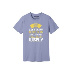 Camiseta de algodón 100% con estampado de temas de Buda, estilo informal, 12 opciones de color, 160-180, colocación de diseño personalizable GSM pesado - Product Image 2