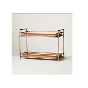 Best selling metal <b>wood</b> kitchen accessories storage <b>rack</b> portable customized layer <b>spice</b> <b>rack</b> use home hotel storage shelf - Product Image 5