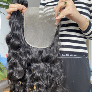 [PRIX IMBATTABLE SUR LA DENTELLE SUISSE] Fermeture et frontal en dentelle de cheveux vierges cambodgiens 4x4 5x5 6x6 Prix de gros - Product Image 3