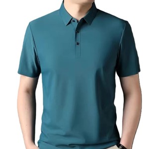 Camisetas Polo de manga corta de moda de alta calidad para hombre, cuello de solapa, diseño a rayas de Rugby, trabajo directo de fábrica al por mayor - Product Image 1