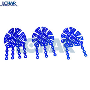 Ensemble de 3 plaques orbitales en titane de qualité médicale vétérinaire professionnelle, base d'instruments chirurgicaux - Product Image 5