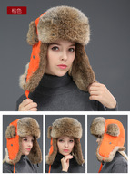 Chapeau de pilote en fourrure de lapin unisexe pour le ski, les sports d'hiver en plein air, chaud, réglable, avec protection des oreilles, nouveau 2026
