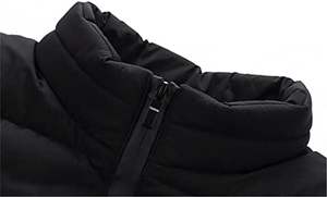 Men's High Quality <b>White</b> Duck Down Parka Casual Winter <b>Jacket</b> with Warm Stand Collar Hood Reversible XL Canvas Outerwear Snow - Product Image 4