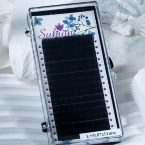 NBT Ruso Volumen Cachemira L , M , L + Curl Easy Fan Extensiones de pestañas Proveedor Coreano PBT Fibra 0,10, 0,12, 0,15 Espesor - Product Image 1