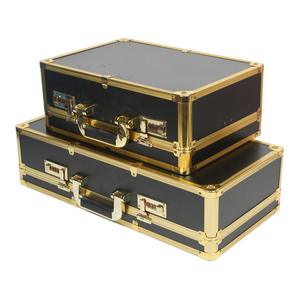 Valise à outils de barbier en aluminium personnalisée avec serrure à combinaison, organiseur professionnel portable pour outils de coiffure, valise de voyage OEM - Product Image 5