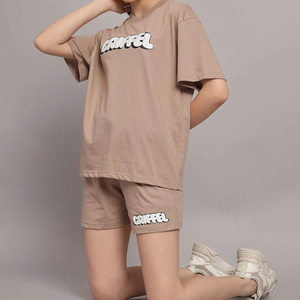 Conjunto de ropa deportiva de secado rápido fino de verano para Hombre con camiseta de manga corta y pantalones cortos deportivos estampados - Product Image 2