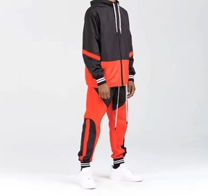 Ensemble de coupe-vent pour hommes de couleurs unies, imprimé écologique, respirant, léger, anti-rides, designs uniques entièrement personnalisés - Product Image 4