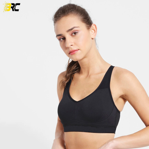Sujetador deportivo de marca privada para mujer, ropa deportiva de Yoga sin costuras, acolchado, Push Up, Top de Fitness - Product Image 2