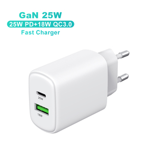 <span class=keywords><strong>Chargeur</strong></span> super rapide 25W USB C Gan, adaptateur portable pour iPhone, <span class=keywords><strong>Samsung</strong></span>, téléphone portable, <span class=keywords><strong>chargeur</strong></span> mural PD, <span class=keywords><strong>chargeur</strong></span> de bureau PPS - Product Image 1