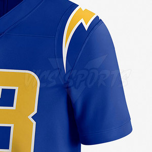 Comfortable Plus Size <b>Shorts</b> Sleeve <b>Men</b> American Football Jersey Sports Wear American Football Jersey For Sale - Product Image 4