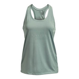 Camiseta sin mangas de estilo básico con mezcla de algodón ligera Camiseta sin mangas de algodón de diseño limpio con una textura natural suave - Product Image 1