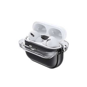 Étui antichoc transparent Netzy avec airbag pour Apple AirPods Pro 2, coque de protection avec design 3D en TPU durable - Product Image 4