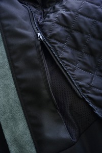 Chaqueta de motociclista de invierno Estilo vintage Cuero de vaca genuino pesado Rayas naranjas con cuello con capucha - Product Image 5