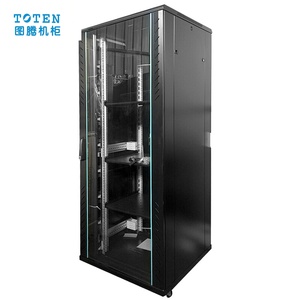 Armoire de données TOTEN G28042 Armoire de télécommunications Rack de serveur 18U 22U 42U Boîtier réseau debout insonorisé Serveur 800*1000*2055mm - Product Image 1