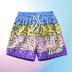 Cool Summer Hip Hop Streetwear Shorts para mujeres Niños Trendy 3D para estampado gráfico High Loose Fit Cool running - Product Image 1