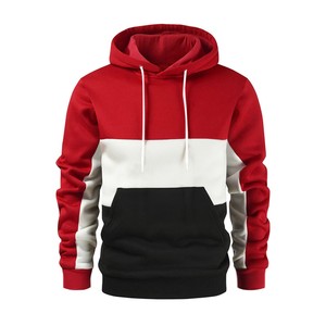 <b>Mens</b> Pullover <b>Hoodie</b> Sweatshirt Drawstring Hooded Color Block <b>Hoodie</b> <b>Mens</b> With Pocket - Product Image 1