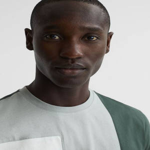 Servicio OEM Últimos diseños Alta calidad Casual Cuello redondo Manga corta En blanco 100% Algodón Bloque Color Camisetas unisex - Product Image 4