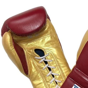 Gants de boxe à lacets Winning, cuir véritable brun doré, gants de boxe professionnels pour la salle de sport, entraînement de combat, 8oz 10oz 12oz 14oz 16oz - Product Image 3