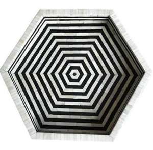 Plateau de service luxueux en incrustation d'os Look traditionnel Rectangle MDF fait plateau de service Design unique plateau en incrustation d'os pour l'approvisionnement domestique - Product Image 5