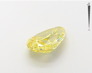 Aniva Jewels 1.54ct Fancy Vivid Yellow IGI Certified HPHT Grown Lab Diamond Forma de pera Diamantes sueltos - Product Image 3