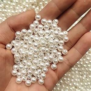 Wholesale Natural Shell Pearl round Spacer <b>Beads</b> Dazzle-Colored outside Plated White <b>Glass</b> <b>Crystal</b> Material for Jewelry Making - Product Image 4