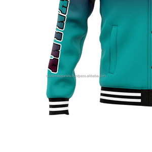 Veste universitaire personnalisée pour événement Giveaway col montant avec broderie sur le devant décoration MCACVJ-144 marchandise promotionnelle - Product Image 6