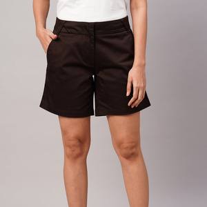 กางเกงขาสั้นสำหรับผู้หญิงกางเกงขาสั้นสำหรับใส่เล่นยิมผ้าคอตตอนธรรมดาปักลายได้ตามต้องการ - Product Image 1