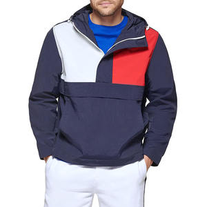 Veste d'hiver pour homme sur mesure avec logo OEM, grande taille, respirante, imperméable, en laine, coupe-vent, fermeture éclair, décontractée, tricotée pour l'extérieur - Product Image 4