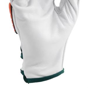 Genuine Leather TPR Safety Gloves <b>Mechanic</b> Industrial Welders High-Temperature Resistance Anti-Cutting Anti-Scalding Gloves - Product Image 5