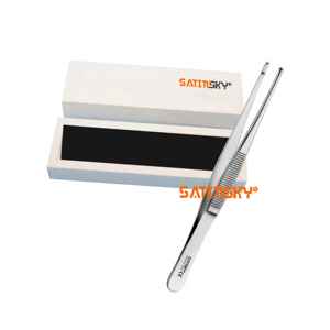 Pince à clipser Satinsky, forceps de verrouillage 14 cm, instruments dentaires certifiés CE classe III, manuel, acier inoxydable, garantie 3 ans - Product Image 4