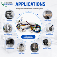 تجميعة كابلات غسالة الأطباق، توصيلات كهربائية مخصصة لغسالة الأطباق، تصنيع حسب الطلب (OEM/ODM)، مقاومة للماء بشهادة VDE، مباشرة من المصنع