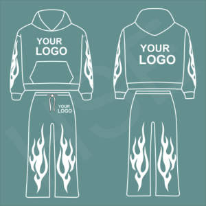 Conjunto Deportivo de Chaqueta y Pantalones Jogger con Cremallera Completa para Hombre, Conjunto de 2 Piezas - Product Image 3