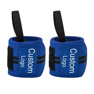 Muñequeras de soporte fuerte diseñadas para levantar sesiones de gimnasio Muñequeras transpirables - Product Image 4