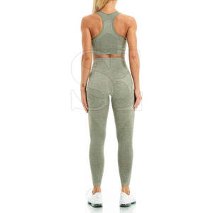 ชุดเซตหนึ่งชิ้นสำหรับผู้หญิงชุดโยคะกางเกงเลกกิ้งและบราสำหรับฟิตเนส - Product Image 4