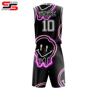 Personnalisé Personnalisable Pas Cher 100% Polyester Réversible Basketball Jersey Respirant Formation Basketball Uniforme Ensemble pour Hommes - Product Image 4
