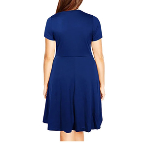 OEM <b>Custom</b> New Design Women Wear Plain Color Ruffled Working <b>Dress</b> Beautiful Elegant Office Lady Pencil Career <b>Dresses</b> - Product Image 2