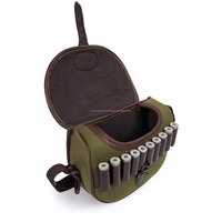 Sac de chasse tactique REHEX IMPEX pour chien, en toile et cuir résistant, porte-cartouches personnalisable pour le tir sur argile